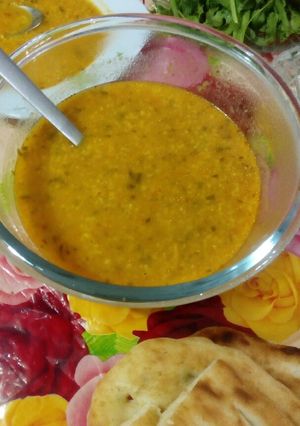 عکسی از دستور سوپ بلغور جو 😋
