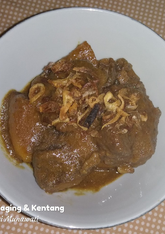 Foto resep Semur Daging & Kentang