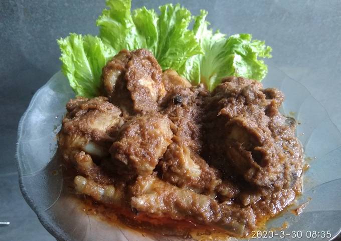 Rendang ayam presto