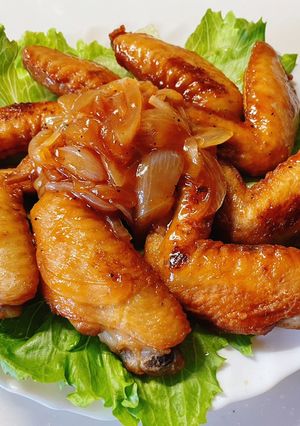 Hình của món Cánh gà chiên nước mắm.