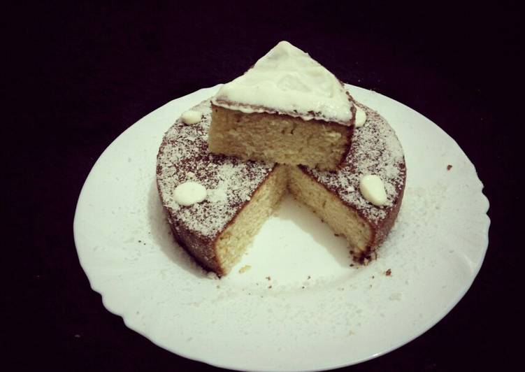Coconut semolina cake