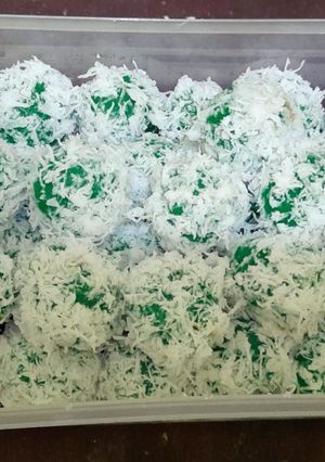 Foto resep Klepon ijo ala2😅