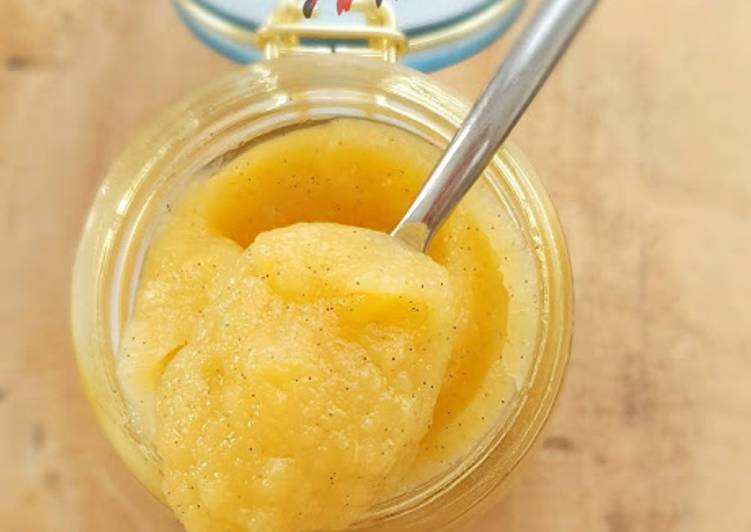 Manière simple à Faire Fait maison Compote poire vanille