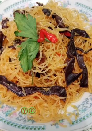 Foto resep Mie soun jamur