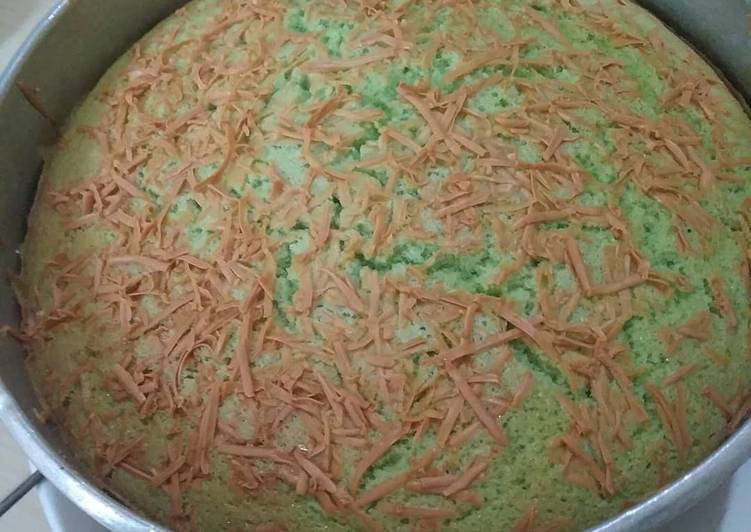 Bolu Pandan Putih Telur/ Sponge Cake Pandan