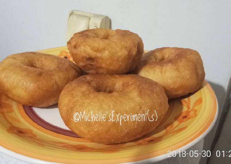 Donat Madu Tanpa Telur (Anti Gagal)