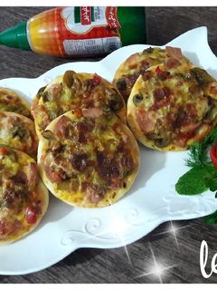 عکسی از دستور مینی پیتزا
