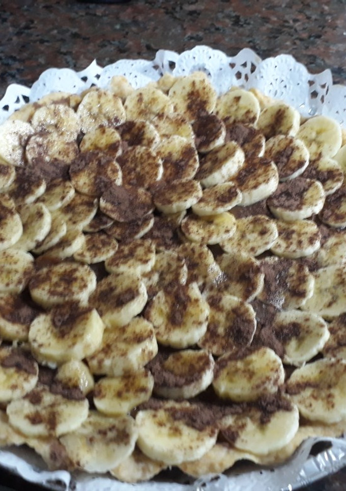 Una foto de Tarta de bananas/dulce de leche/chocolate. Grace