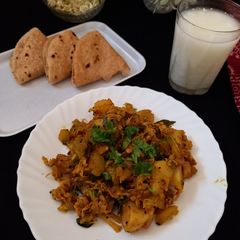 Drumstick flower sabji A picture of Drumstick flower sabji.