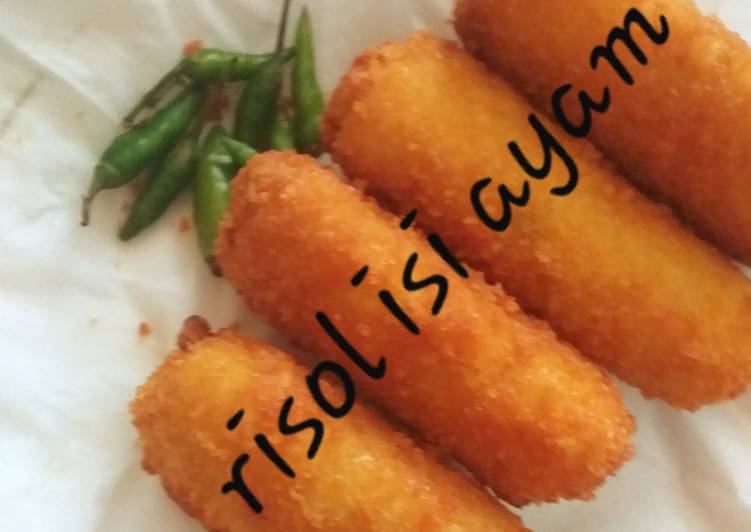 Resep Risol isi sayur rencah ayam, Bikin Ngiler