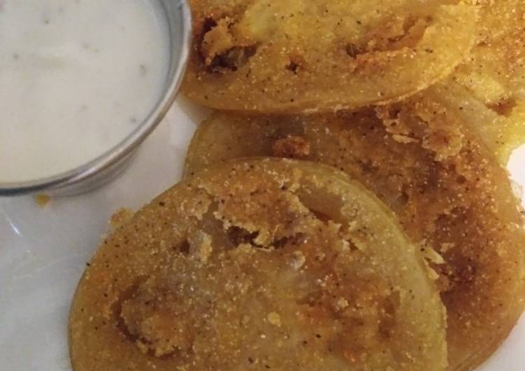 Recipe of Speedy Beautifuldesign&#39;s Easy Fried Green Tomatoes