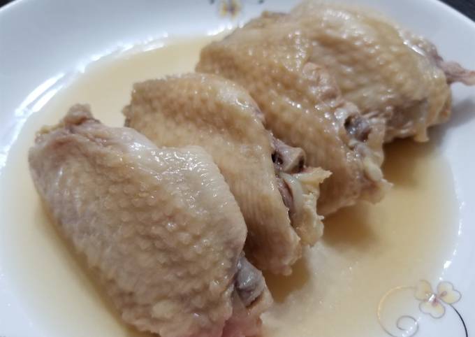 Steps to Prepare Super Quick Homemade Chinese Cold Drunken Chicken Wings 醉雞翼