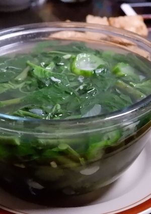 Foto resep Bayam, Gambas, Kacang Panjang Bening Segar