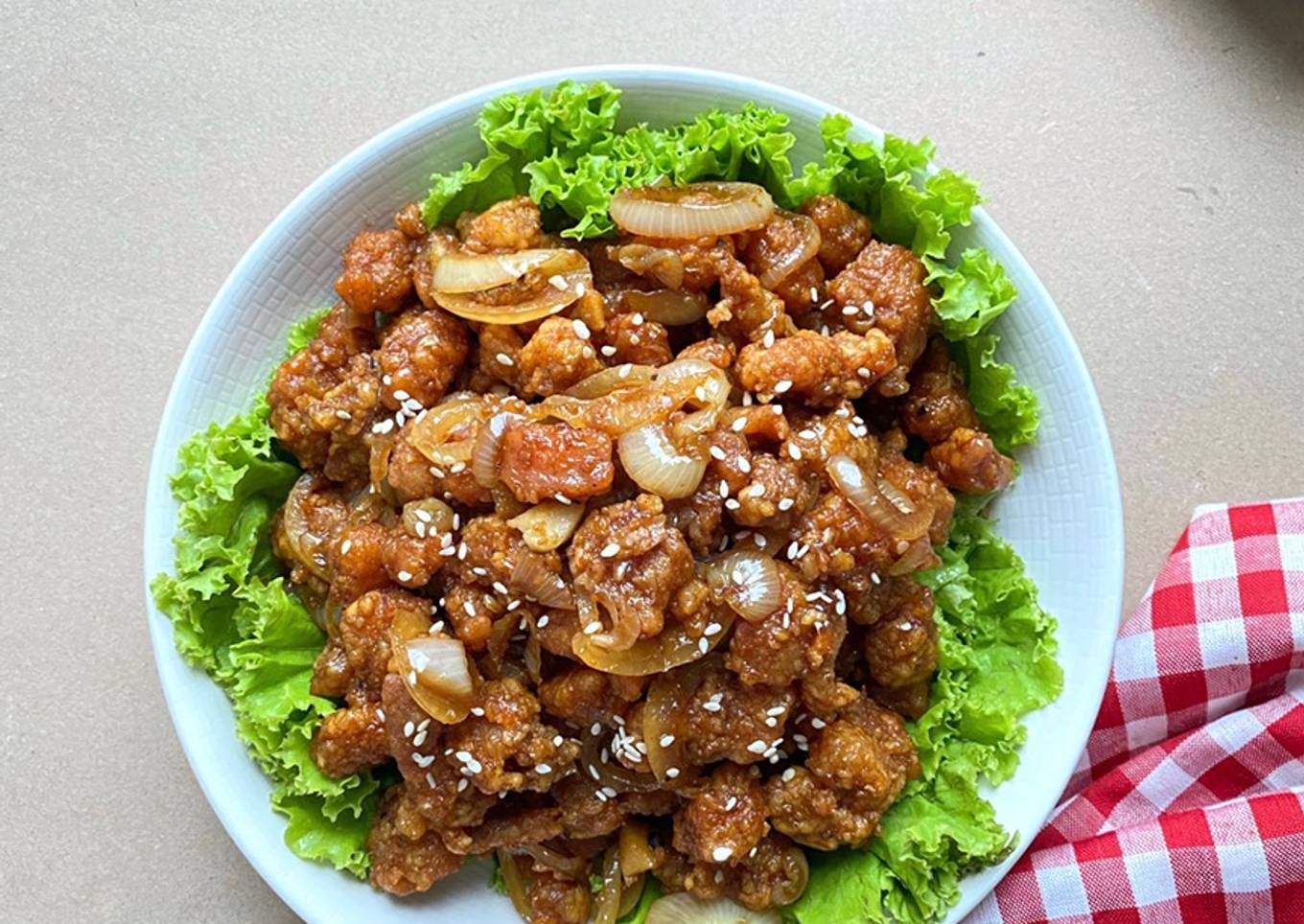 Ayam Crispy Lada Hitam