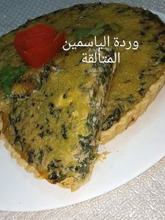 صورة لوصفة كيش السلق