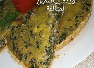 صورة لوصفة كيش السلق