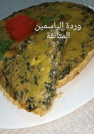 صورة لوصفة كيش السلق