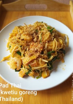 Foto resep 123.Pad Thai(Kwetiu goreng thailand)