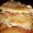 Tarta de jamón y queso con colitas de fiambre