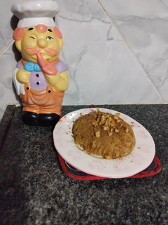 Una foto de Tortita individual de manzana, canela y miel 🍎🍯