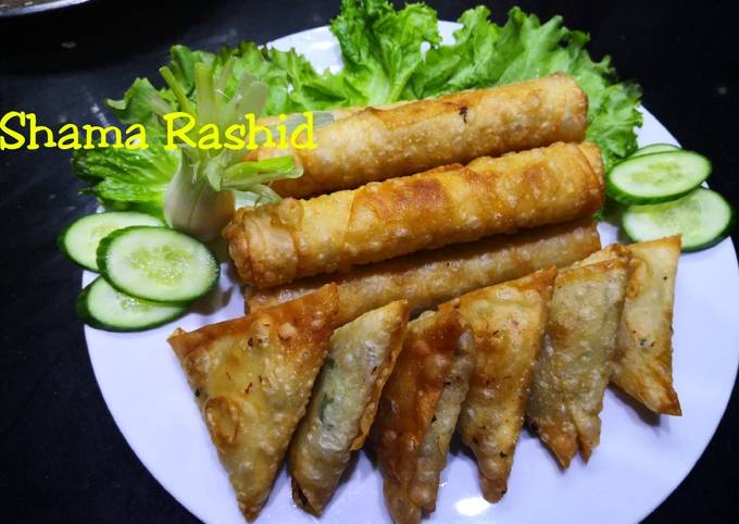 Kitchen Simmer: Chicken Samosa Egg Rolls