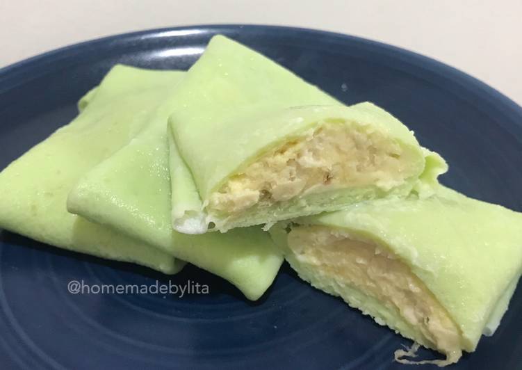 BIKIN NGILER! Ternyata Ini Resep Rahasia Pancake Durian #homemadebylita Spesial