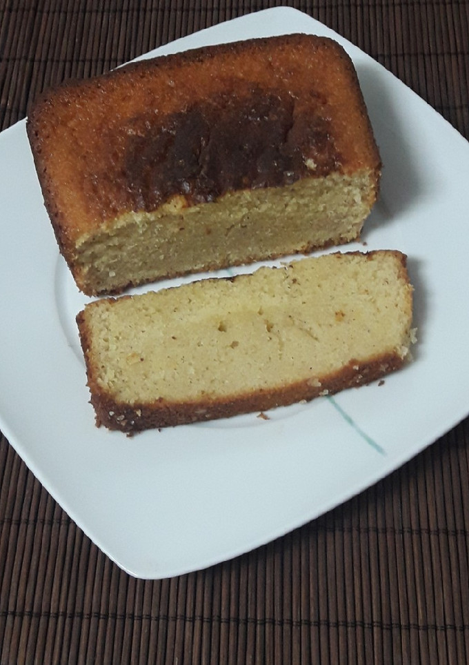 Una foto de Bizcocho de mascarpone y limón