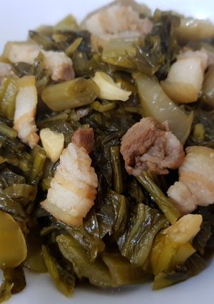 Foto resep Babi sayur asin 🐷