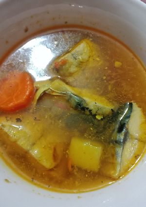 Foto resep Sup ikan frozen bumbu kuning