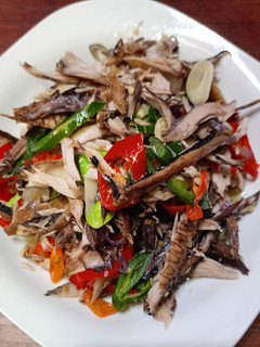 Foto resep Tumis ikan pindang tongkol pete