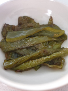 Una foto de Pimientos verdes fritos