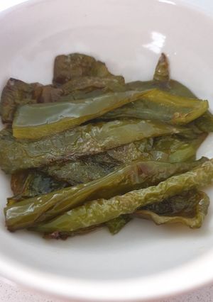 Una foto de Pimientos verdes fritos