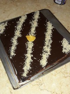 صورة لوصفة كيكة خفيفة بالشوكولاته