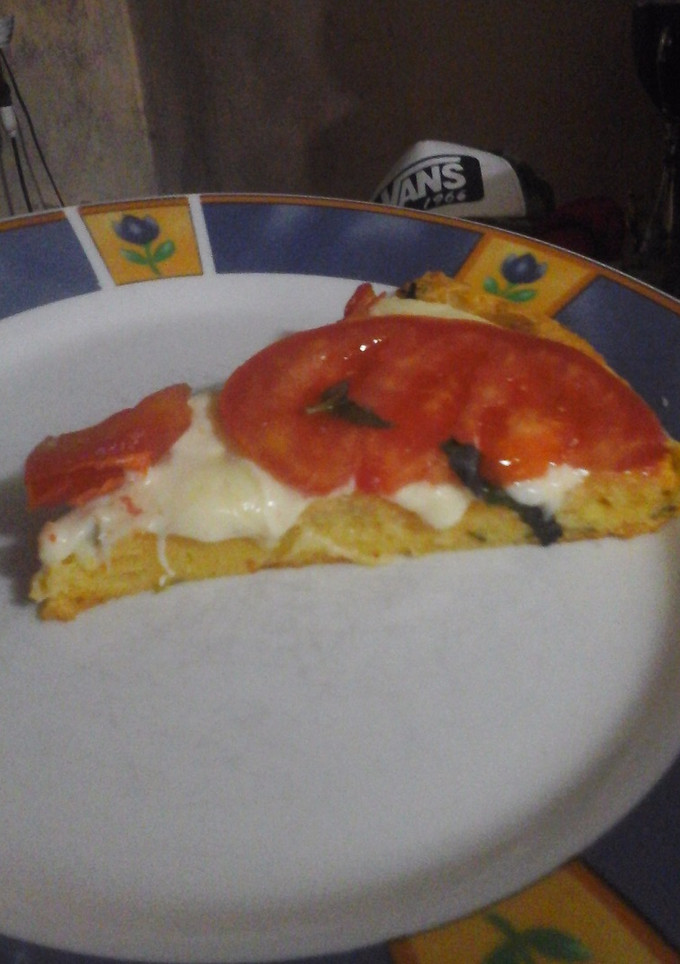 Una foto de Pizza de maíz sin gluten