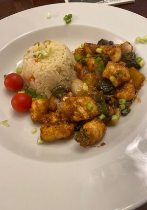 A picture of Orange Chicken.