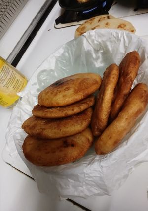 Una foto de Arepas venezolanas