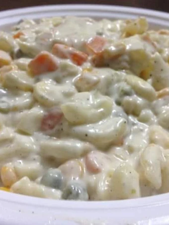Easy Way Prepare Recipe Creamy pasta salad that is Awesome, Can Spoil the Tongue}