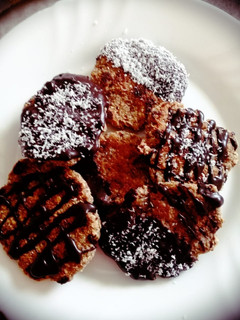 Una foto de Galletas de avena, coco y chocolate