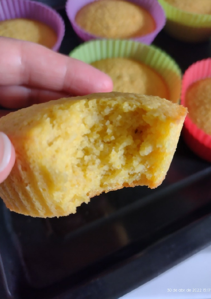 Una foto de Muffins de Mandarina 🍊 Sin harina de trigo