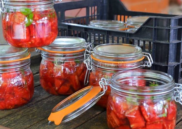 Comment Préparer Des Conserves de tomates concassées