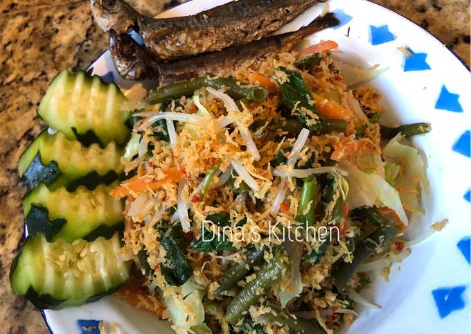 Ini dia! Bagaimana cara membuat Sayur Urap Pedas dijamin nagih banget