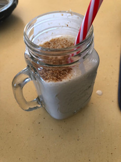 Banános kókuszos lassi recept fotója