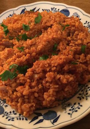 صورة لوصفة برغل ببندورة