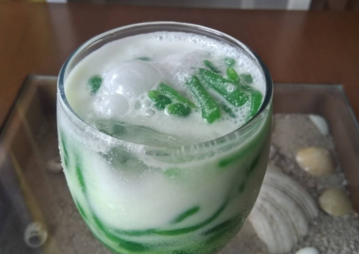 Homemade Es Cendol PANDAN