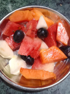 A picture of Fruits salad.