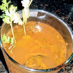 South Indian rasam A picture of South Indian rasam.