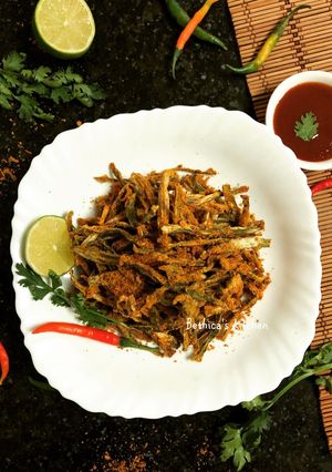 A picture of Kurkuri Bhindi.