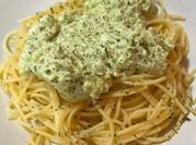 Una foto de spaghetti palta