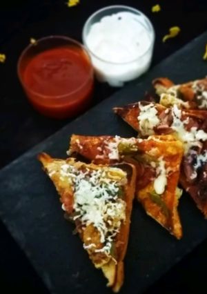 A picture of Egg Toast - Chinese Style.