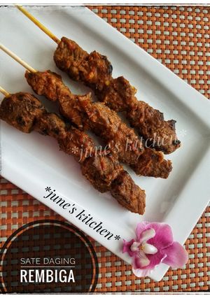 Foto resep Sate Daging Rembiga SiJune